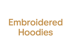 Embroidered Hoodies