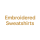 Embroidered Sweatshirts