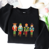 Nutcracker King Embroidered Sweatshirt – Christmas Holiday Crewneck
