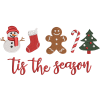 Tis The Season Christmas Embroidery Design – Digital File