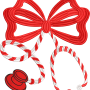 Christmas Nurse Embroidery Design – Candy Cane Stethoscope Digital File